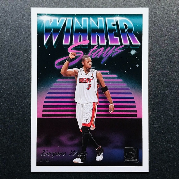Dwyane Wade - 2018-19 Donruss Winner Stays #1 - Picture 1 of 2